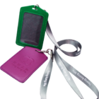 PU Badge Holder with Lanyard