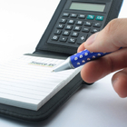 Notebook with Calculator