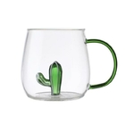 3D Three-Dimensional Small Animals And Plants Glass Water Cup