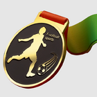 Football Metal Medal