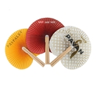 SmallRound Fan With Wooden Handle