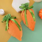 Flannel Easter Carrot Bag